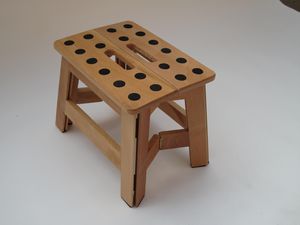 Anti Slip Wooden Stool picture