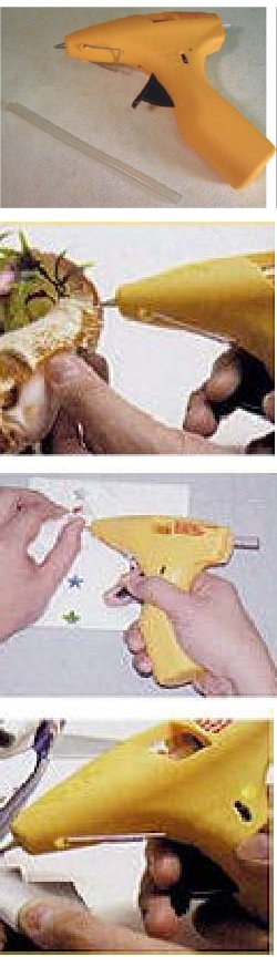 battery glue gun picture