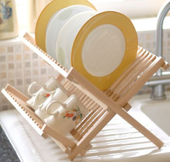 Wooden Folding Draining Rack picture