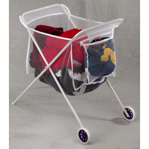folding laundry bag trolley picture