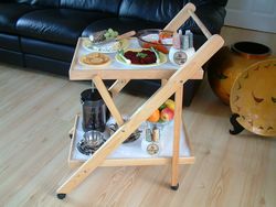 Folding Wooden Trolley picture