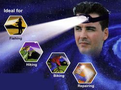 led head strap flashlight picture