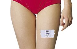 mini tens unit four spare pads picture