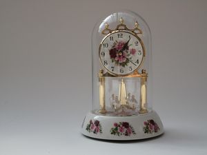 Porcelain Anniversary Clock picture