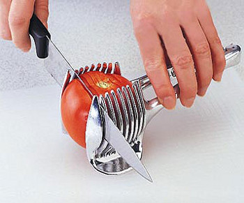 Slicing Onion Tomato Eggs picture