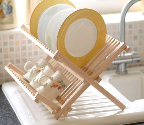 Wooden Folding Draining Rack picture