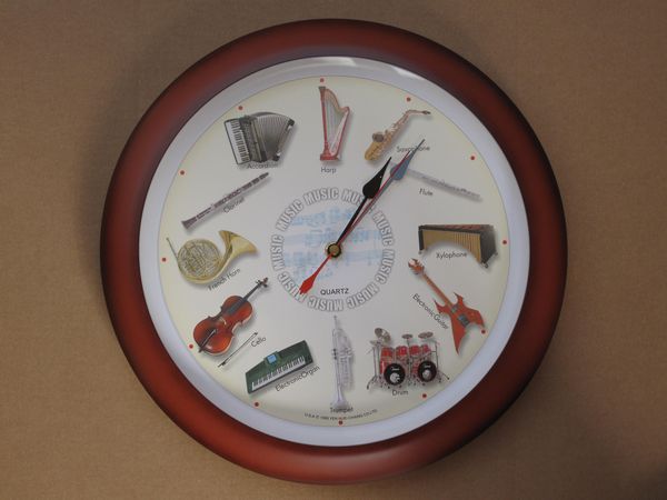 Musical Instrument Clock picture