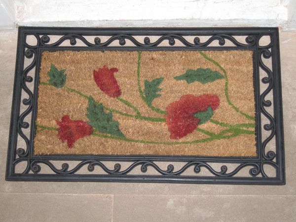 Poppy Front and Back Doormat picture