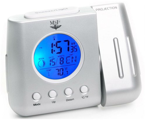 Radio Controlled Clocks Projection LCD Alarm Clock picture