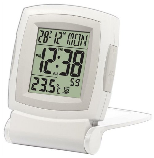 Radio Controlled Clocks Travel LCD Alarm Clock picture